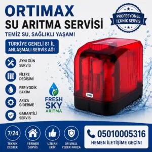 Abana İlçesi Ortimax Arıtma Servisi